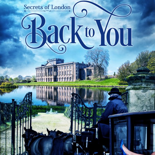 Castle design with the title 'Historical romance book cover - Back to You '