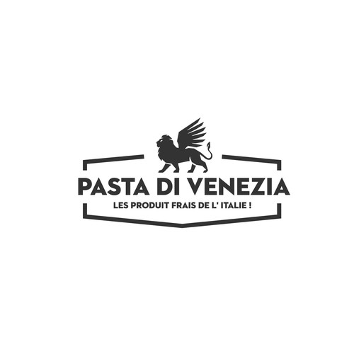 Italian cuisine logo with the title 'Pasta di Venezia Logo Design'