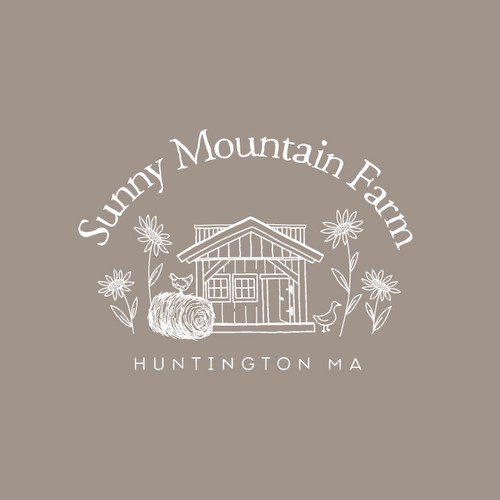 Duck logo with the title 'Sunny Mountain Farm'