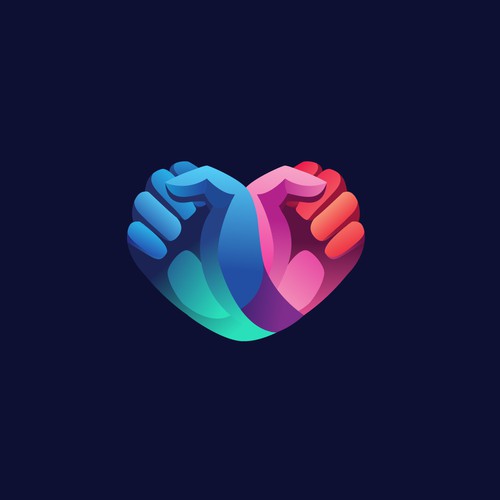 LGBT+ design with the title 'voters logo'