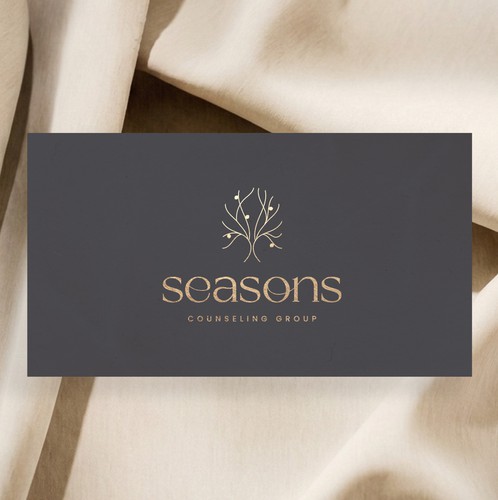 High-end brand with the title 'Seasons Counseling Group Logo Design'