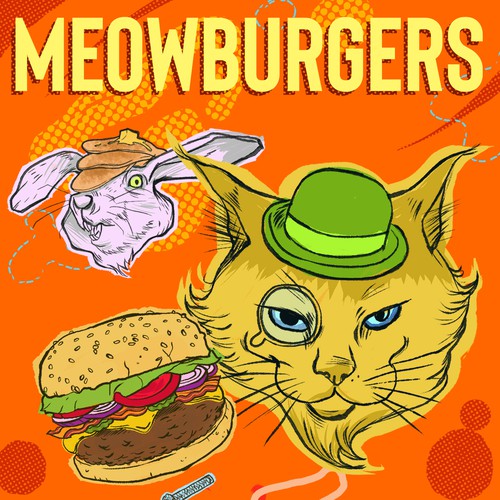 Cat book cover with the title 'Book Cover'