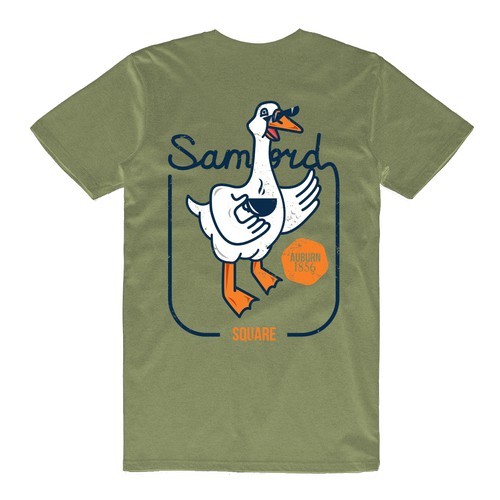 Education t-shirt with the title 'Samford Square Print design'