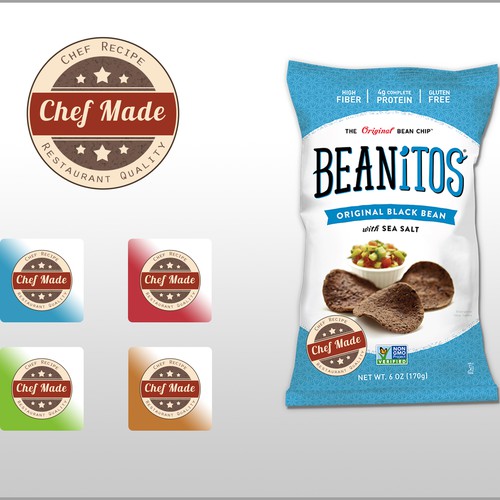 Seal design with the title 'Custom Food "seal" Needed - GUARANTEED AND MORE WORK TO COME'