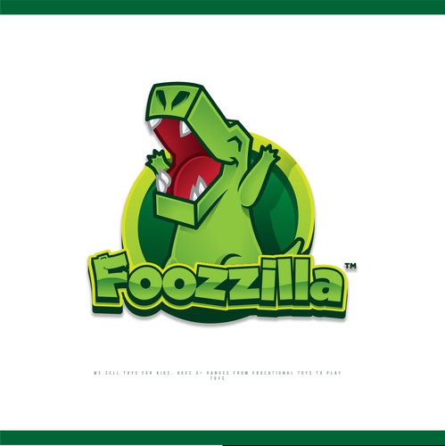 Dinosaur design with the title 'Foozzilla'