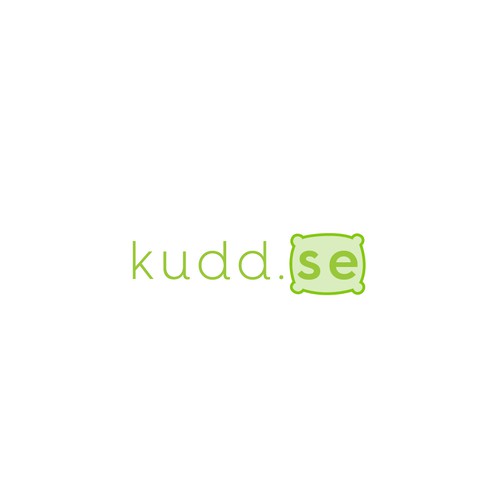 Pillow logo with the title 'kudd.se'