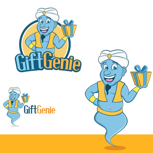 Aladdin logo with the title 'Gift Genie '