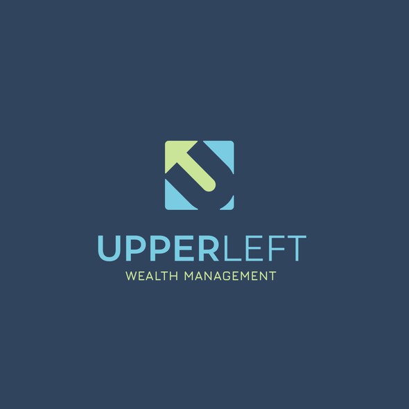 Upward logo with the title 'Upper Left Corner'