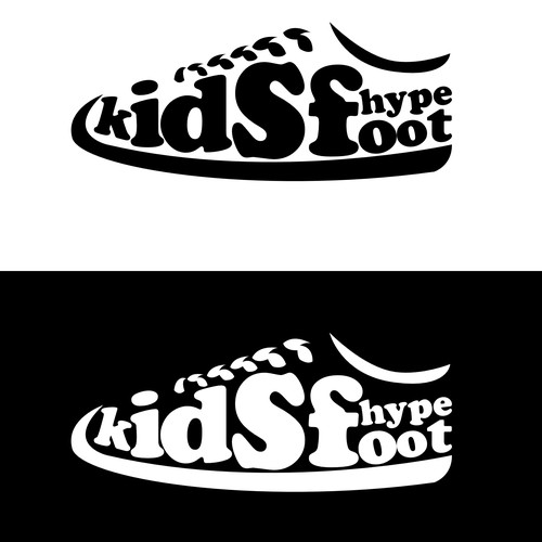 Shoes brand with the title 'Abstract logo'