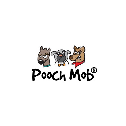 Mob design with the title 'Pooch Mob®'