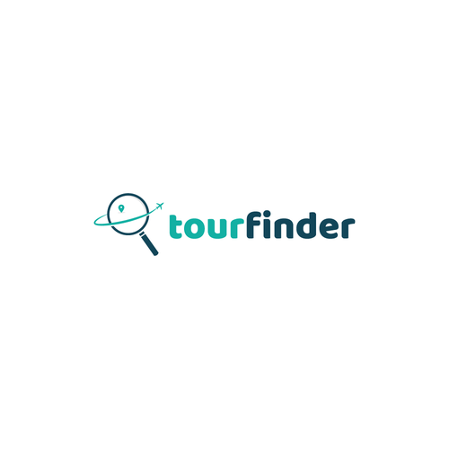 Tour logo with the title 'logo concept for tour finder'