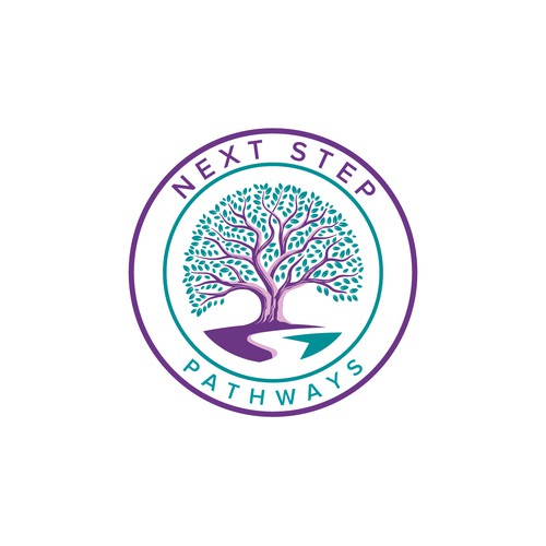 Design with the title 'Next Step Pathways'