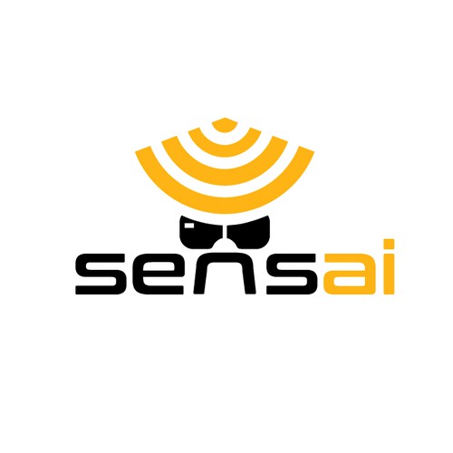 Guru logo with the title 'simple, clean logo design for Sensai'