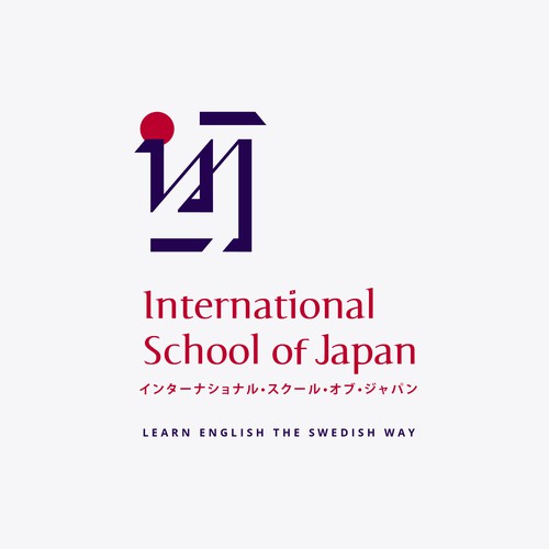 Japanese brand with the title 'International School of Japan'