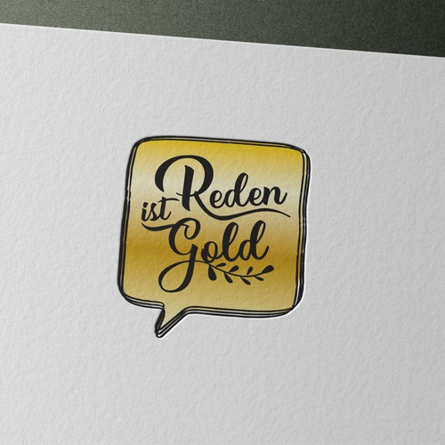 Speaker logo with the title 'Logo for speaking techniques '