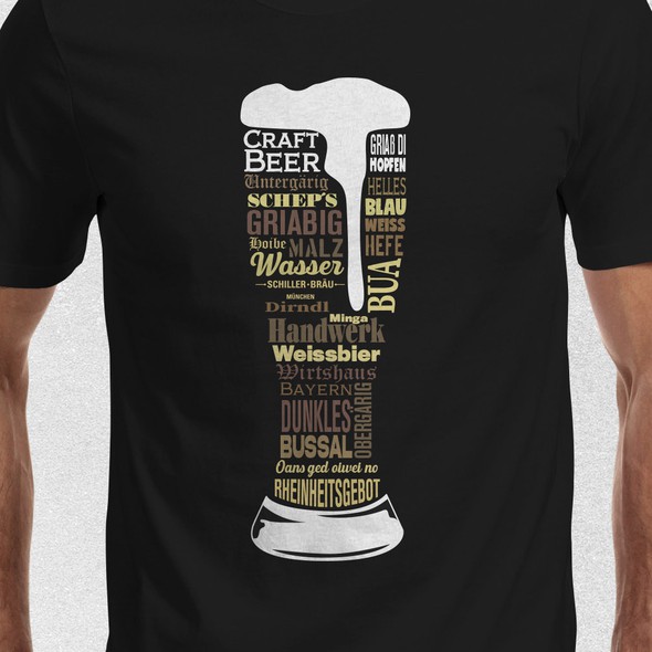 Beer t-shirt with the title 'Beer T-Shirt'