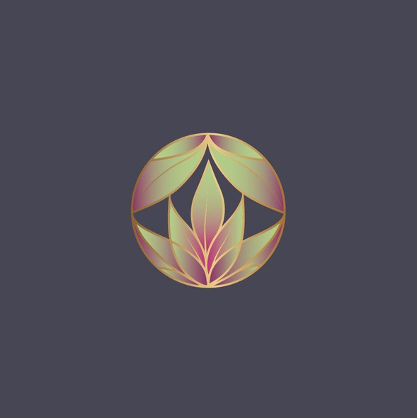 Nature logo with the title 'Lotus flower logo for High end supplement company'