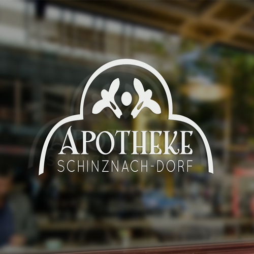 Window logo with the title 'Logo Parmacy'