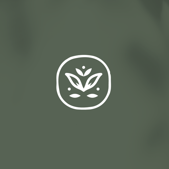 Flower logo with the title 'Serrille's Flower Shop'