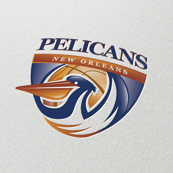 Player logo with the title 'Logo for brand the New Orleans Pelicans'