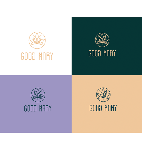 AI brand with the title 'logo for cannabis cosmetics company'