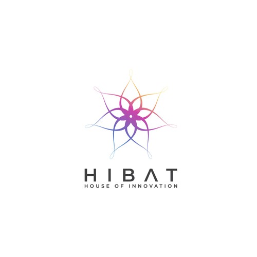 Star design with the title 'HIBAT LOGO'