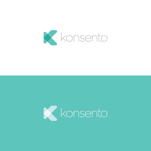 App logo with the title 'Abstract modern logo design for upcoming app for managing data privacy consents'