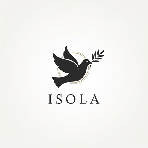 Dove logo with the title 'Isola'