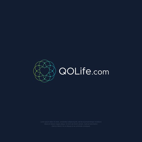 Love brand with the title 'Logo concept for QOLife.com'