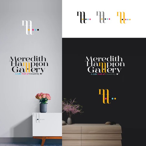 Controller design with the title 'Luxury and extendable  Typeface Usage'