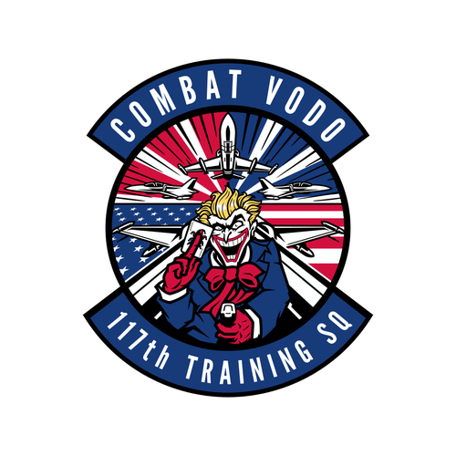 Joker logo with the title 'Joker Airshow Combat Patch'