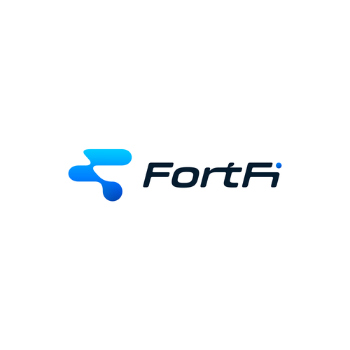F design with the title 'FortFi Logo design'