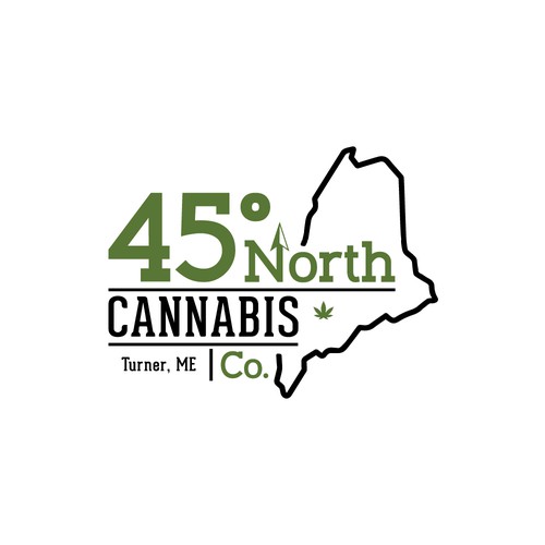 Maine design with the title 'Logo design for cannabis company.'