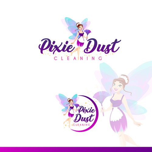 Woman design with the title 'Pixie Dust'