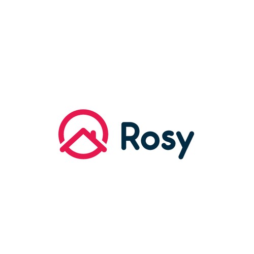 Circle design with the title 'Rosy Logo'