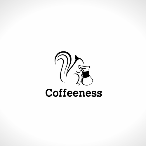 Squirrel logo with the title 'Coffeeness'