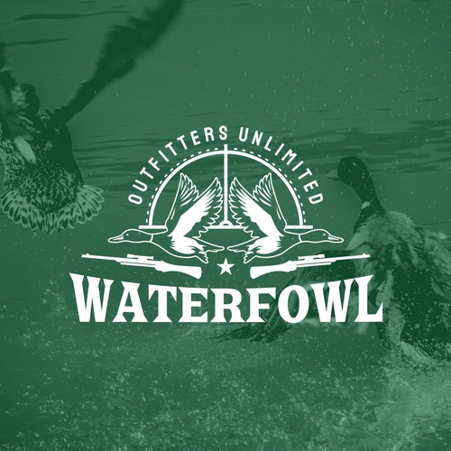 Goose logo with the title 'WATERFOWL'