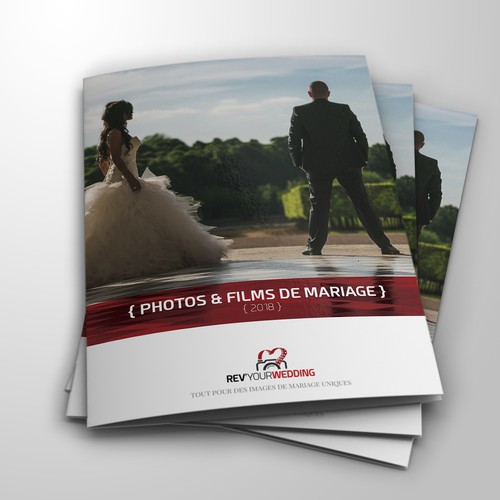 Wedding photography design with the title 'Wedding Photography'