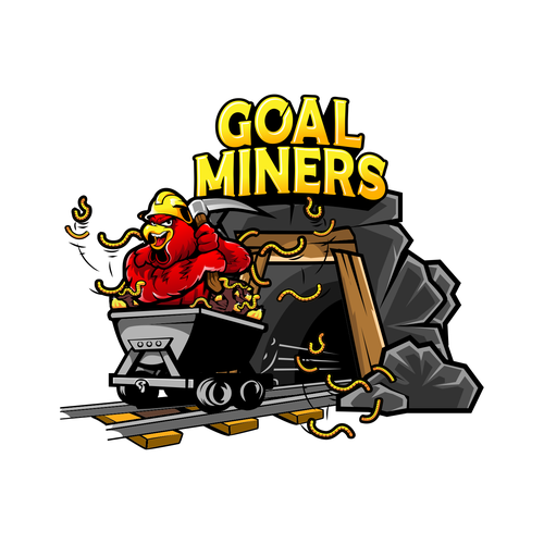 Miner logo with the title 'GOAL MINERS'