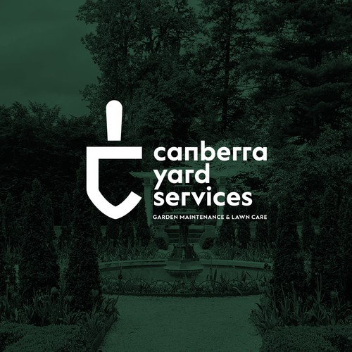 Gardening logo with the title 'Camberra Yard Services'