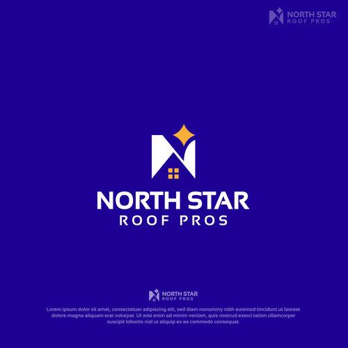 Roof brand with the title 'Roofing Company Logo'