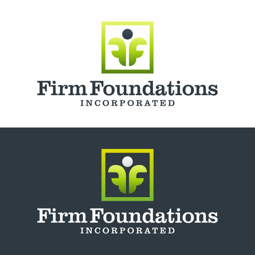 Contemporary logo with the title 'Firm Foundations logo design'