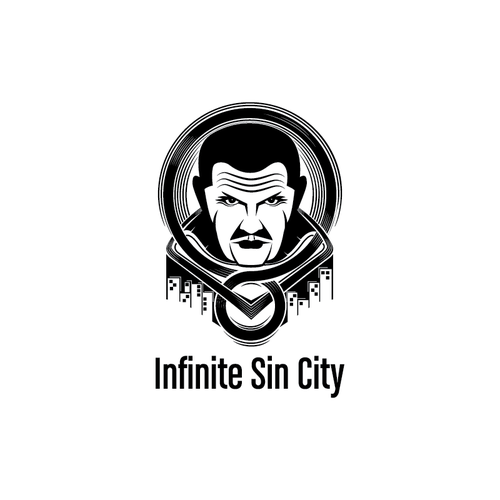 Boy logo with the title 'Infinity Sin City'