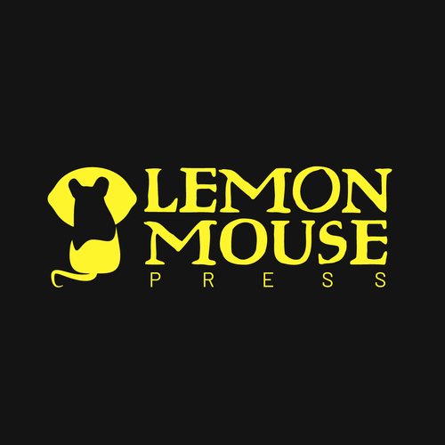 Mouse design with the title '[ Available For Purchase ] -- declined logo proposal for Lemon Mouse Press'