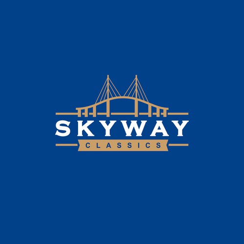 Bridge logo with the title 'Modern logo for a Classic Car'