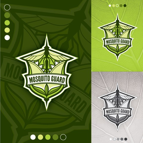Garden design with the title 'Logo concept for Musquito Guard (eco friendly mosquito control company)'