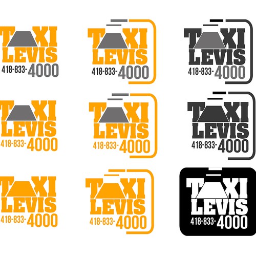 Taxi logo with the title 'Create a logo for a Taxi Company !'