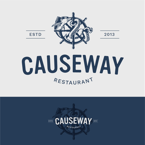 Fisherman logo with the title 'Causeway'