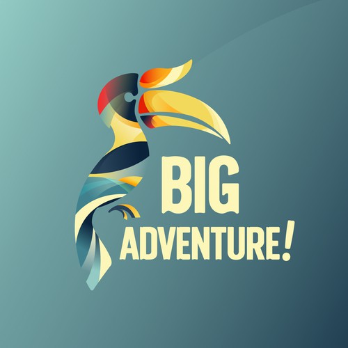 Tourism logo with the title 'Big Adventure!'