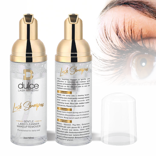 Beauty label with the title 'Label design for BEAUTY CLEANSER'